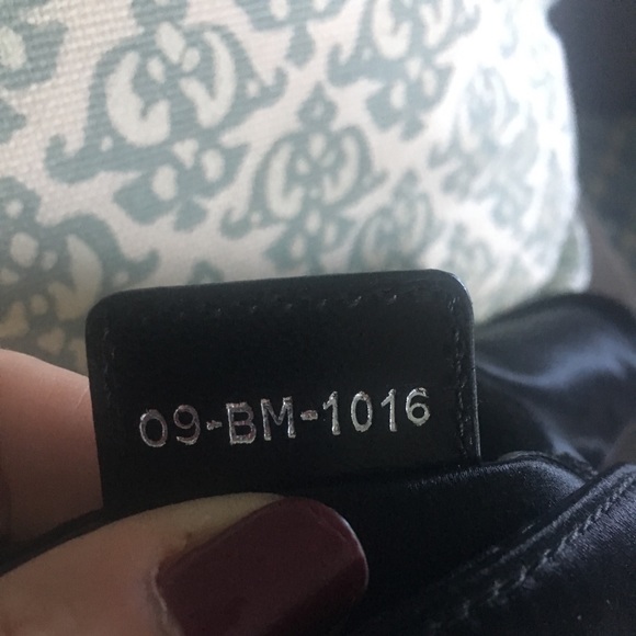 Dior Cannage Crystal Embellished Chain Black Satin - Picture 4 of 5